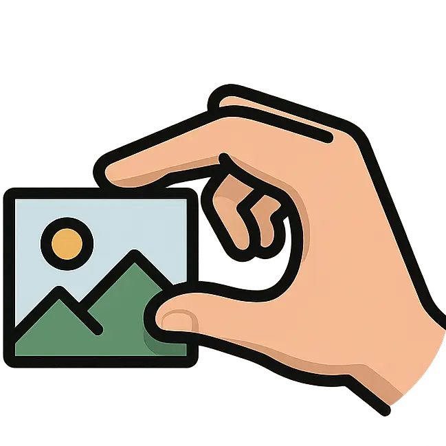 UntinyJPG logo with image compression symbol